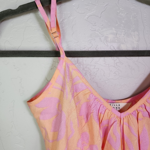 Billabong Sunny Daze Pink Floral Print Mini Dress Size XS - Picture 5 of 9